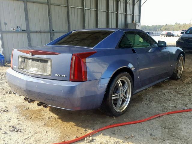 1G6YV36A065601669 - 2006 CADILLAC XLR BLUE photo 4