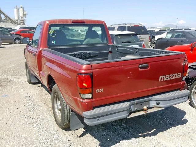 4F4YR12C2YTM35545 - 2000 MAZDA B2500 RED photo 3