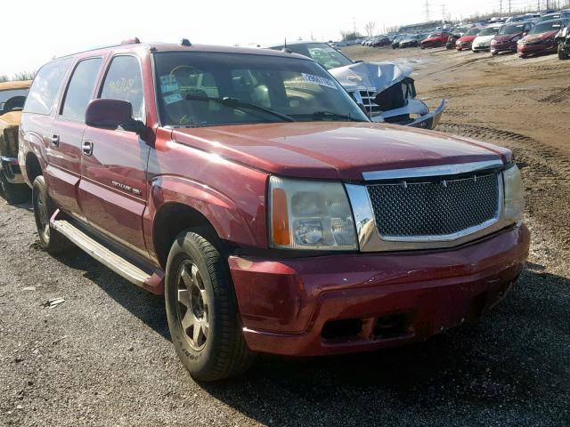 3GYFK66N64G130242 - 2004 CADILLAC ESCALADE E RED photo 1