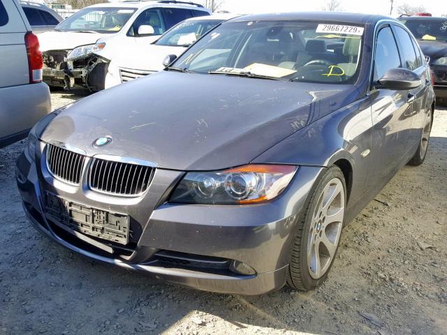 WBAVB33576PS13842 - 2006 BMW 330 I GRAY photo 2