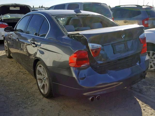 WBAVB33576PS13842 - 2006 BMW 330 I GRAY photo 3