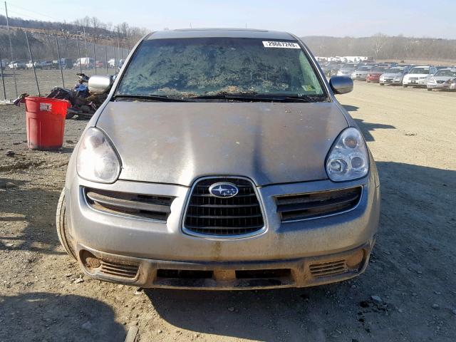 4S4WX85D674408467 - 2007 SUBARU B9 TRIBECA SILVER photo 9