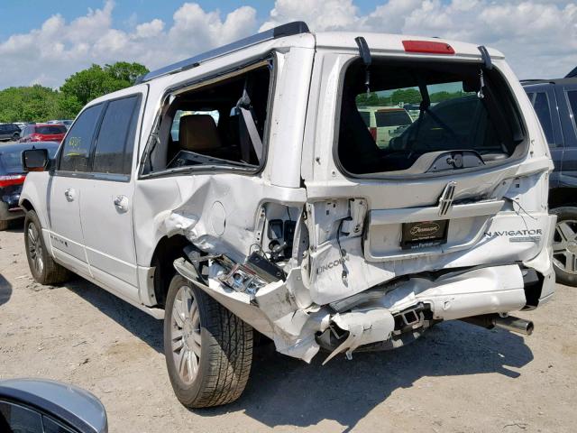 5LMJJ3H58BEJ06049 - 2011 LINCOLN NAVIGATOR WHITE photo 3