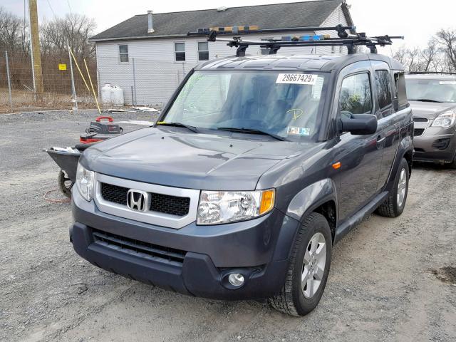 5J6YH2H77BL003188 - 2011 HONDA ELEMENT EX GRAY photo 2