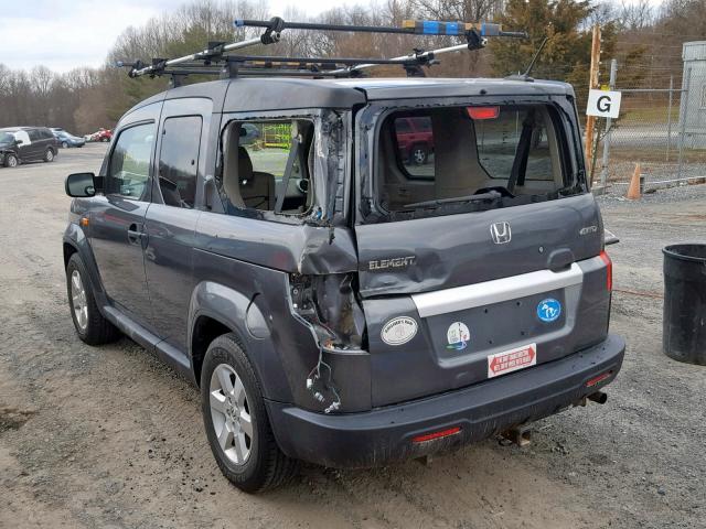 5J6YH2H77BL003188 - 2011 HONDA ELEMENT EX GRAY photo 3