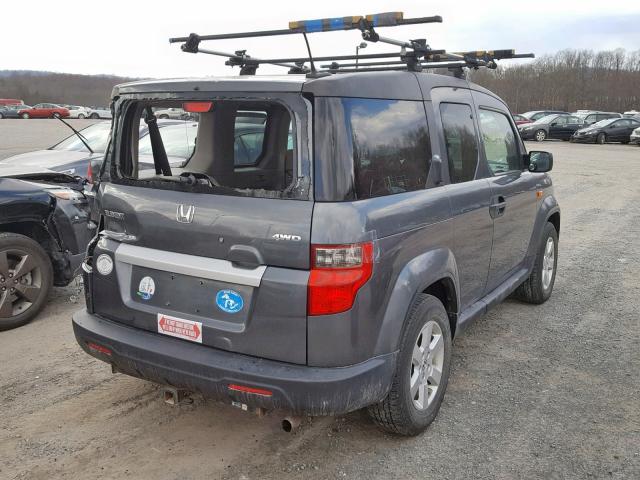 5J6YH2H77BL003188 - 2011 HONDA ELEMENT EX GRAY photo 4