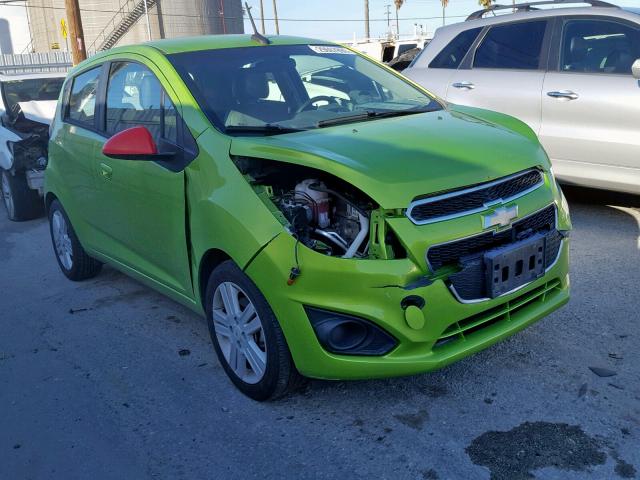 KL8CB6S9XEC522686 - 2014 CHEVROLET SPARK LS GREEN photo 1