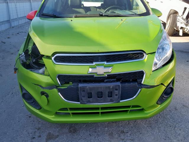 KL8CB6S9XEC522686 - 2014 CHEVROLET SPARK LS GREEN photo 9