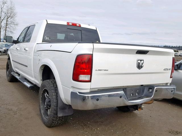 3C6UD5PL7CG339476 - 2012 DODGE RAM 2500 L WHITE photo 3