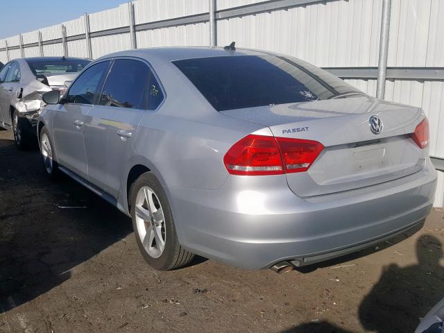 1VWBP7A35CC042721 - 2012 VOLKSWAGEN PASSAT SE  photo 3