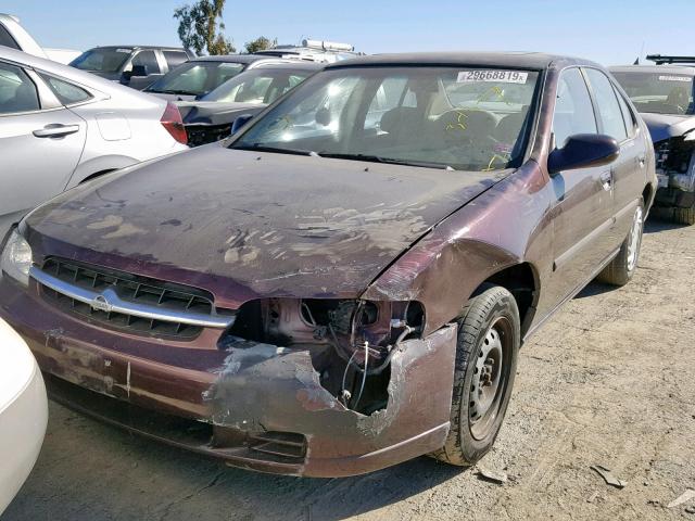 1N4DL01DXXC141165 - 1999 NISSAN ALTIMA XE PURPLE photo 2