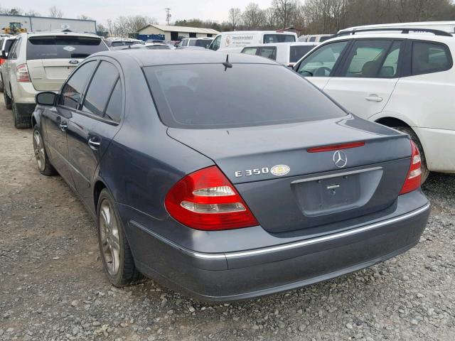 WDBUF56J26A956059 - 2006 MERCEDES-BENZ E 350 GRAY photo 3