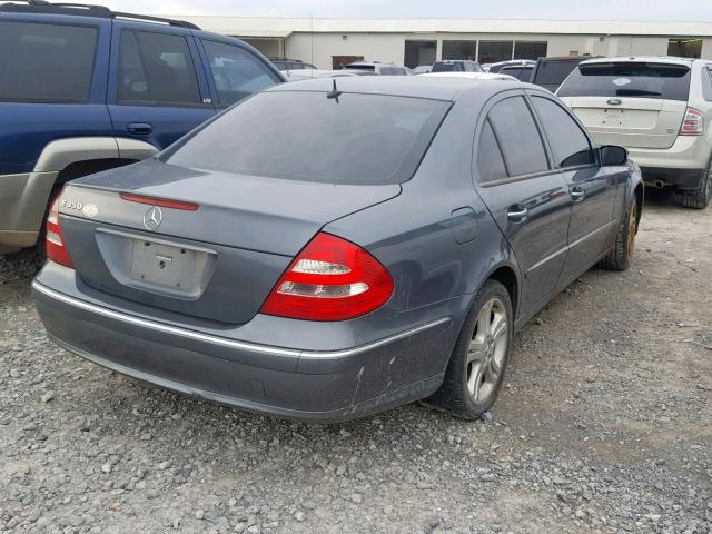 WDBUF56J26A956059 - 2006 MERCEDES-BENZ E 350 GRAY photo 4