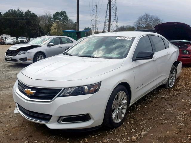 2G11X5SL9E9244546 - 2014 CHEVROLET IMPALA LS WHITE photo 2