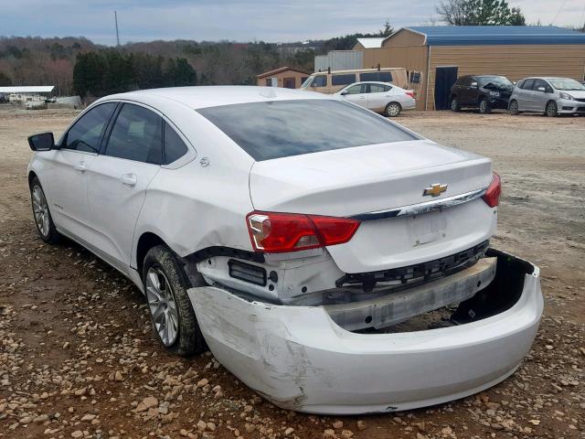 2G11X5SL9E9244546 - 2014 CHEVROLET IMPALA LS WHITE photo 3