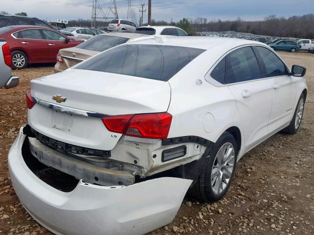 2G11X5SL9E9244546 - 2014 CHEVROLET IMPALA LS WHITE photo 4