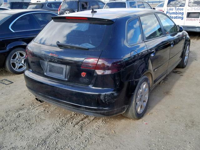 WAUHF78P38A109597 - 2008 AUDI A3 2.0 BLACK photo 4