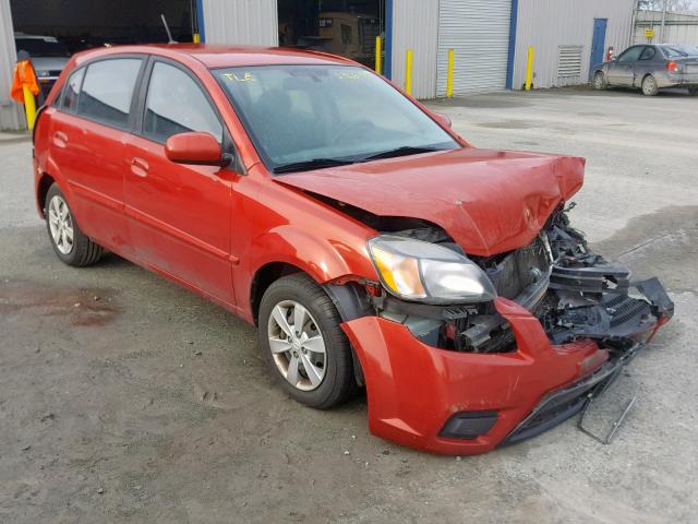 KNADH5A36A6669952 - 2010 KIA RIO LX RED photo 1