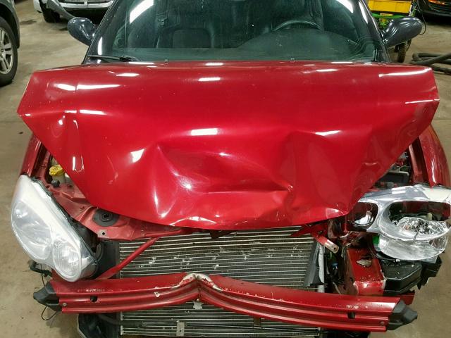 1C3EL55R64N356774 - 2004 CHRYSLER SEBRING LX RED photo 7