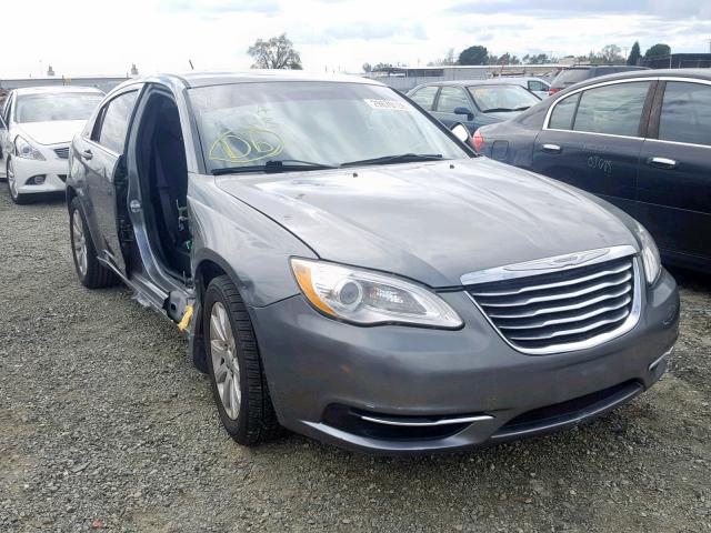 1C3CCBBB7DN763080 - 2013 CHRYSLER 200 TOURIN GRAY photo 1