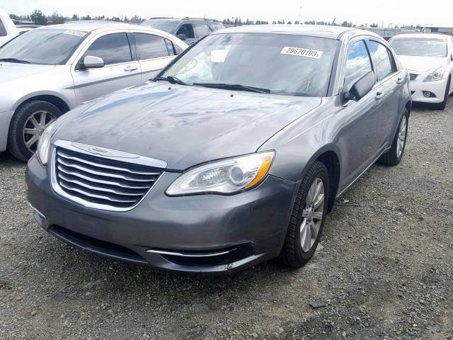 1C3CCBBB7DN763080 - 2013 CHRYSLER 200 TOURIN GRAY photo 2