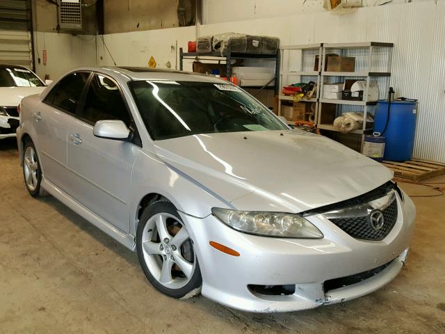 1YVHP80D845N26394 - 2004 MAZDA 6 S SILVER photo 1