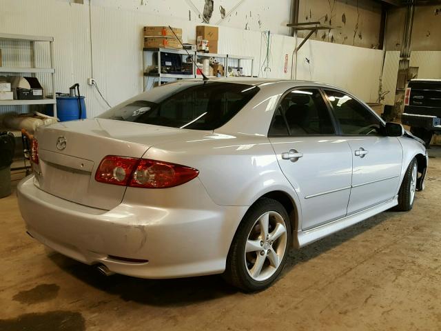 1YVHP80D845N26394 - 2004 MAZDA 6 S SILVER photo 4