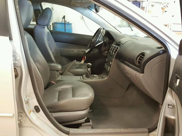 1YVHP80D845N26394 - 2004 MAZDA 6 S SILVER photo 5