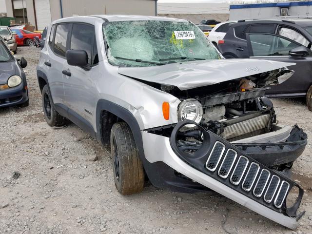ZACCJBABXJPH27468 - 2018 JEEP RENEGADE S SILVER photo 1