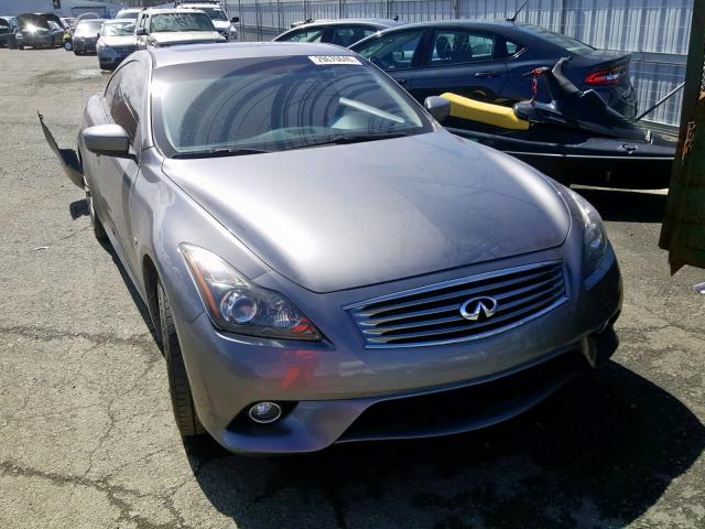 JN1CV6EK5EM110878 - 2014 INFINITI Q60 JOURNE GRAY photo 1