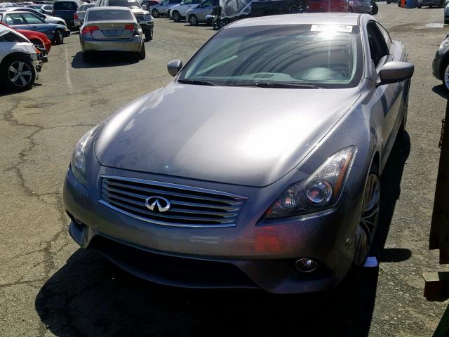 JN1CV6EK5EM110878 - 2014 INFINITI Q60 JOURNE GRAY photo 2