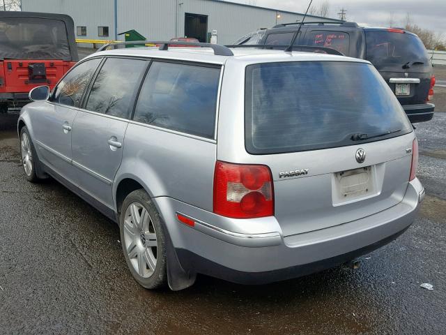 WVWNE63B15E072326 - 2005 VOLKSWAGEN PASSAT GL SILVER photo 3