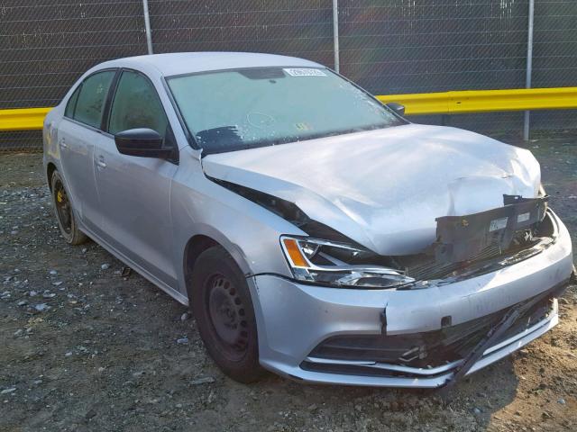 3VW2K7AJ7FM297855 - 2015 VOLKSWAGEN JETTA BASE 银色 照片 1