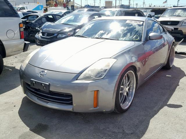 JN1AZ34D16M313040 - 2006 NISSAN 350Z COUPE SILVER photo 2