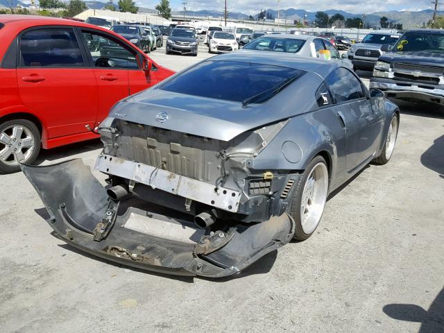 JN1AZ34D16M313040 - 2006 NISSAN 350Z COUPE SILVER photo 4