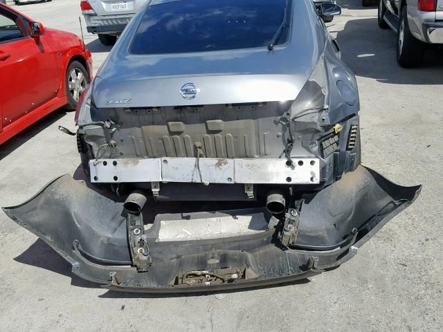 JN1AZ34D16M313040 - 2006 NISSAN 350Z COUPE SILVER photo 9