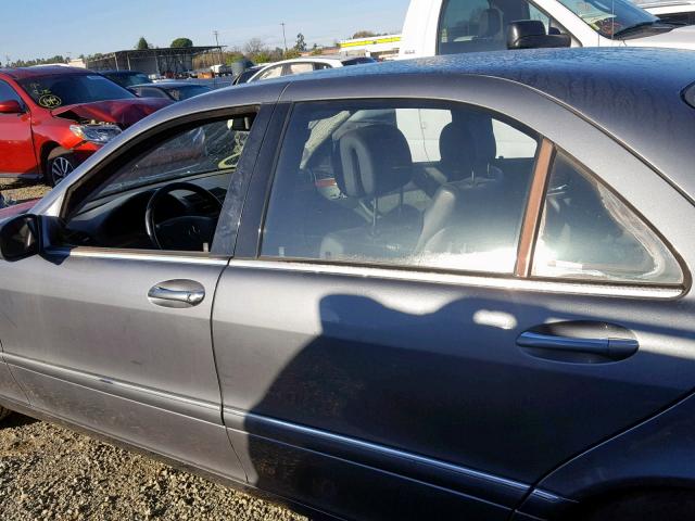 WDBNG83J05A451109 - 2005 MERCEDES-BENZ S 430 4MAT GRAY photo 9