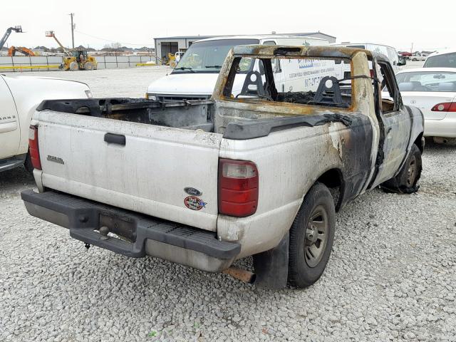 1FTYR10D21PB51173 - 2001 FORD RANGER WHITE photo 4