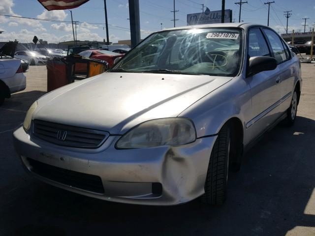 2HGEJ6613XH528452 - 1999 HONDA CIVIC BASE SILVER photo 2