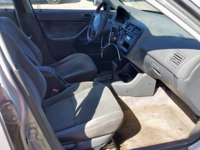 2HGEJ6613XH528452 - 1999 HONDA CIVIC BASE SILVER photo 5
