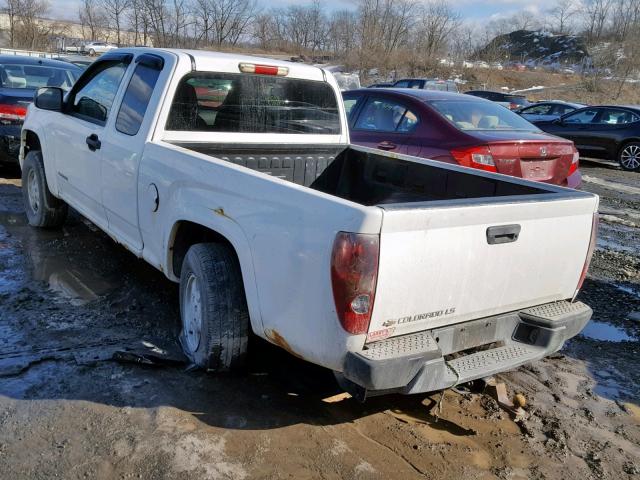 1GCDT196658240782 - 2005 CHEVROLET COLORADO WHITE photo 3