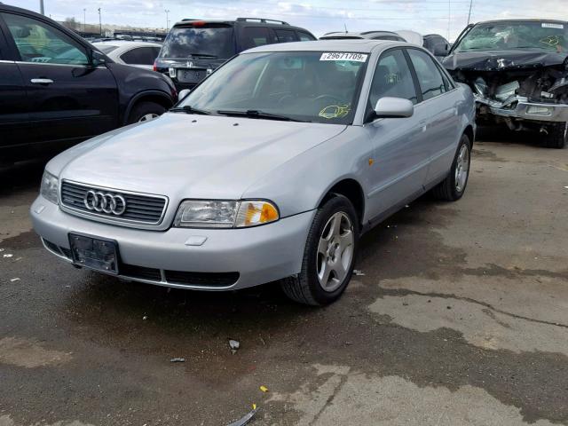 WAUED28D2WA121593 - 1998 AUDI A4 2.8 QUA SILVER photo 2