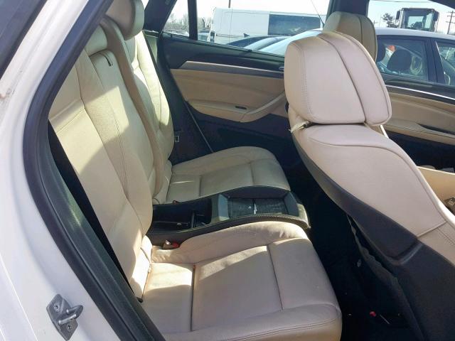 5UXFG8C52BLZ96008 - 2011 BMW X6 XDRIVE5 WHITE photo 6