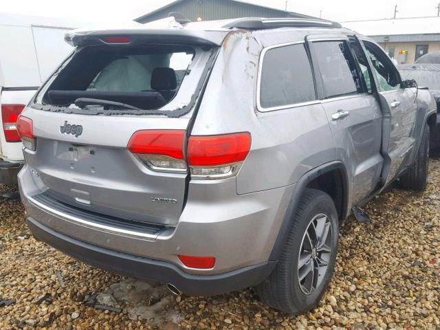 1C4RJFBG1HC848495 - 2017 JEEP GRAND CHER GRAY photo 4