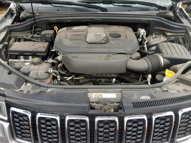 1C4RJFBG1HC848495 - 2017 JEEP GRAND CHER GRAY photo 7