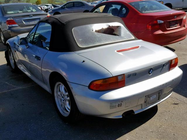 4USCH7323TLB67318 - 1996 BMW Z3 1.9 SILVER photo 3