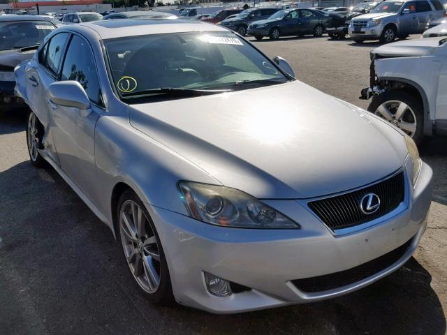 JTHBK262772029399 - 2007 LEXUS IS 250 SILVER photo 1