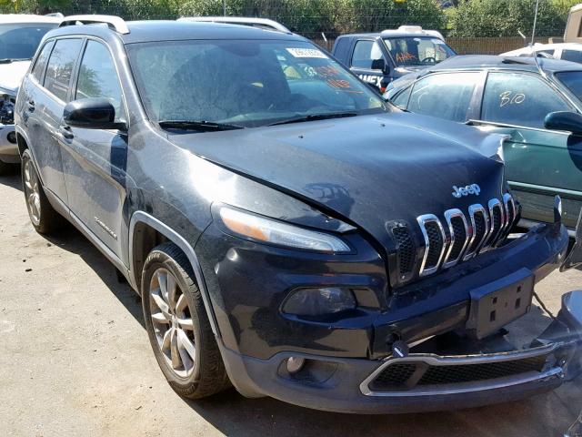 1C4PJLDS7EW261493 - 2014 JEEP CHEROKEE L BLACK photo 1