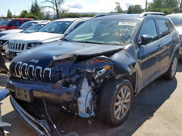 1C4PJLDS7EW261493 - 2014 JEEP CHEROKEE L BLACK photo 2