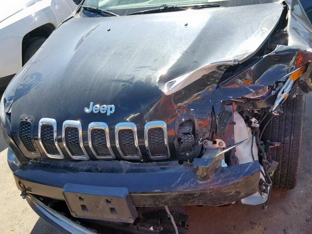 1C4PJLDS7EW261493 - 2014 JEEP CHEROKEE L BLACK photo 7